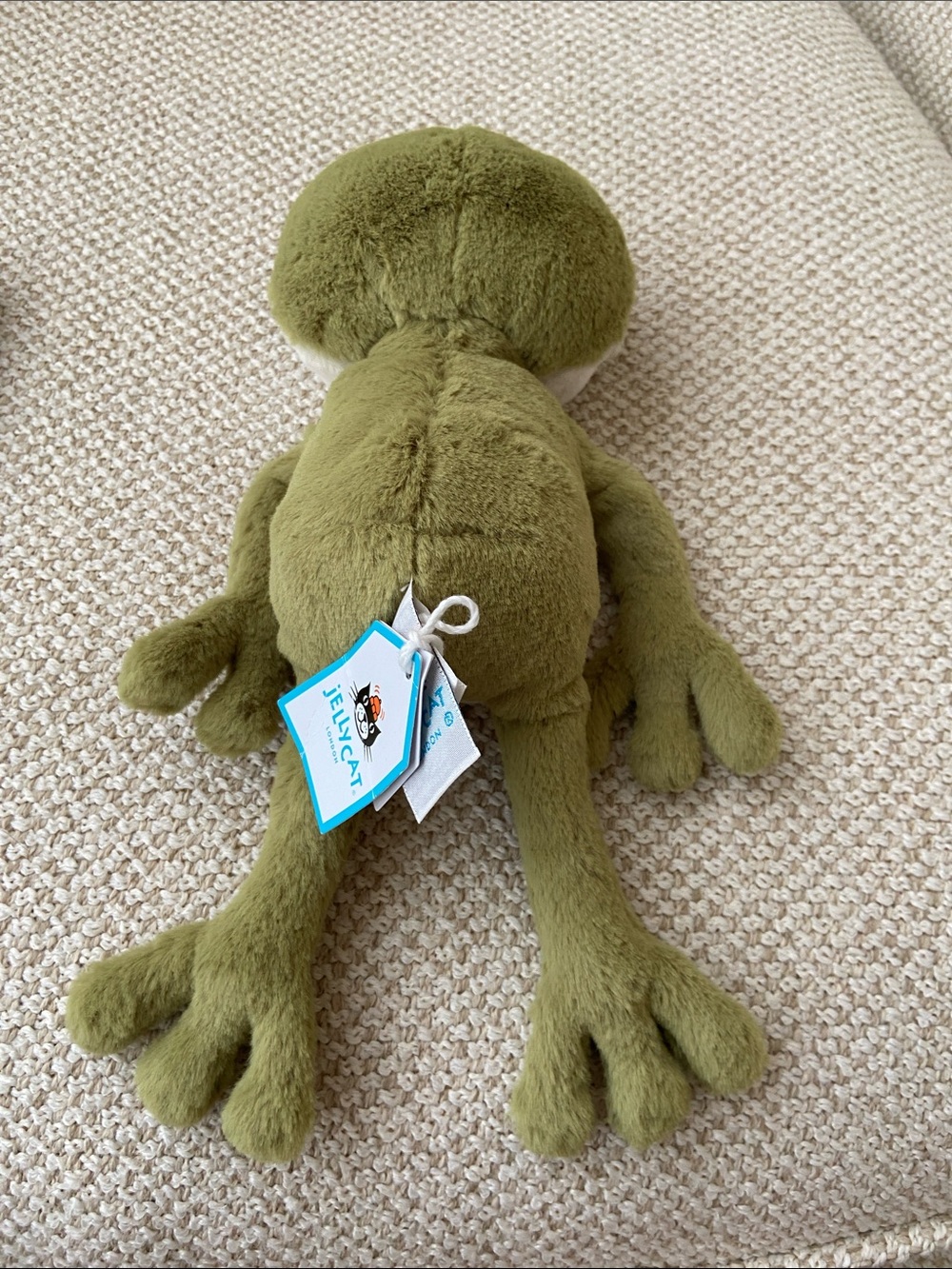 Jellycat Finnegan Frog Plush Toy I-11 - Picture 4 of 7